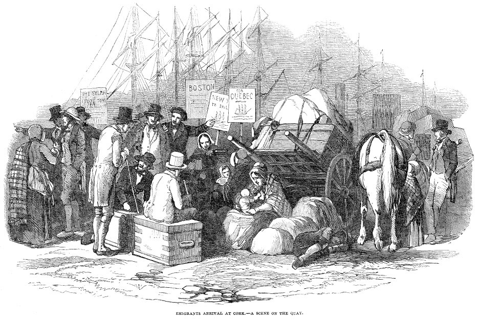 Smith: Emigrants Arrival at Cork